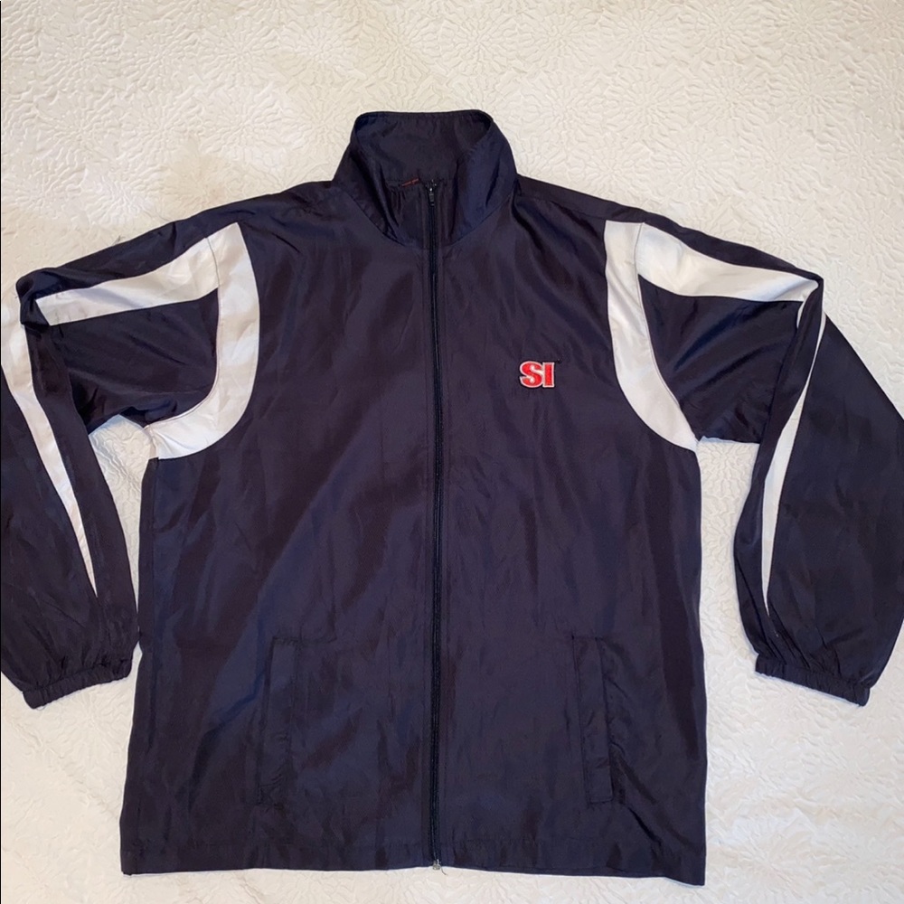 SPORTS ILLUSTRATED VINTAGE ZIP UP WINDBREAKER